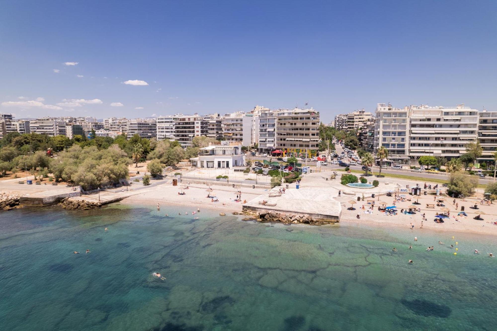 Athens Riviera, Seaview, Beachfront, Lux Apartment On Starbucks Building Exteriör bild