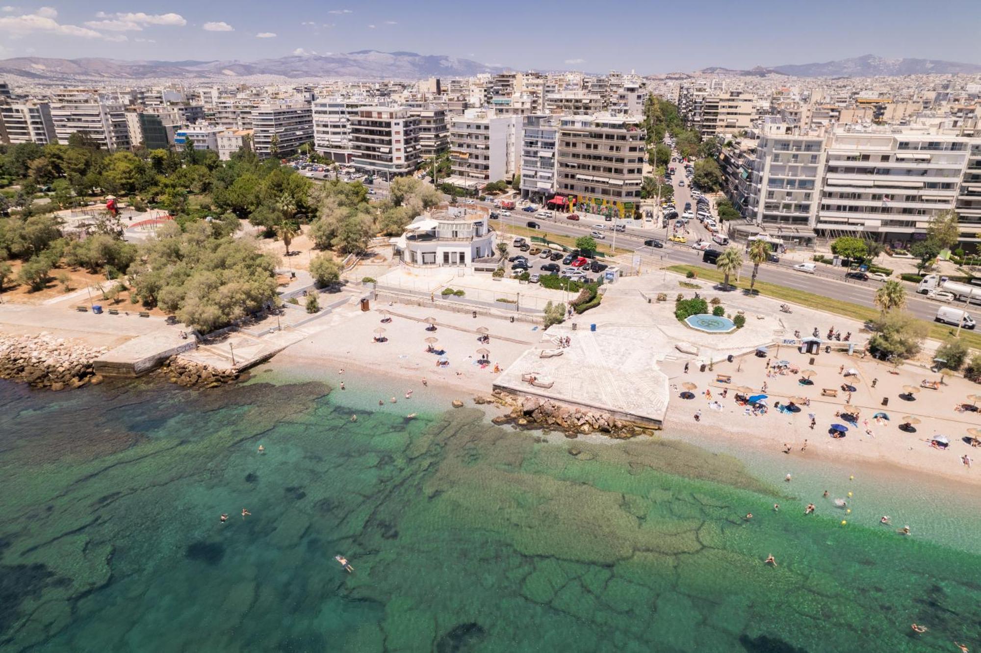 Athens Riviera, Seaview, Beachfront, Lux Apartment On Starbucks Building Exteriör bild