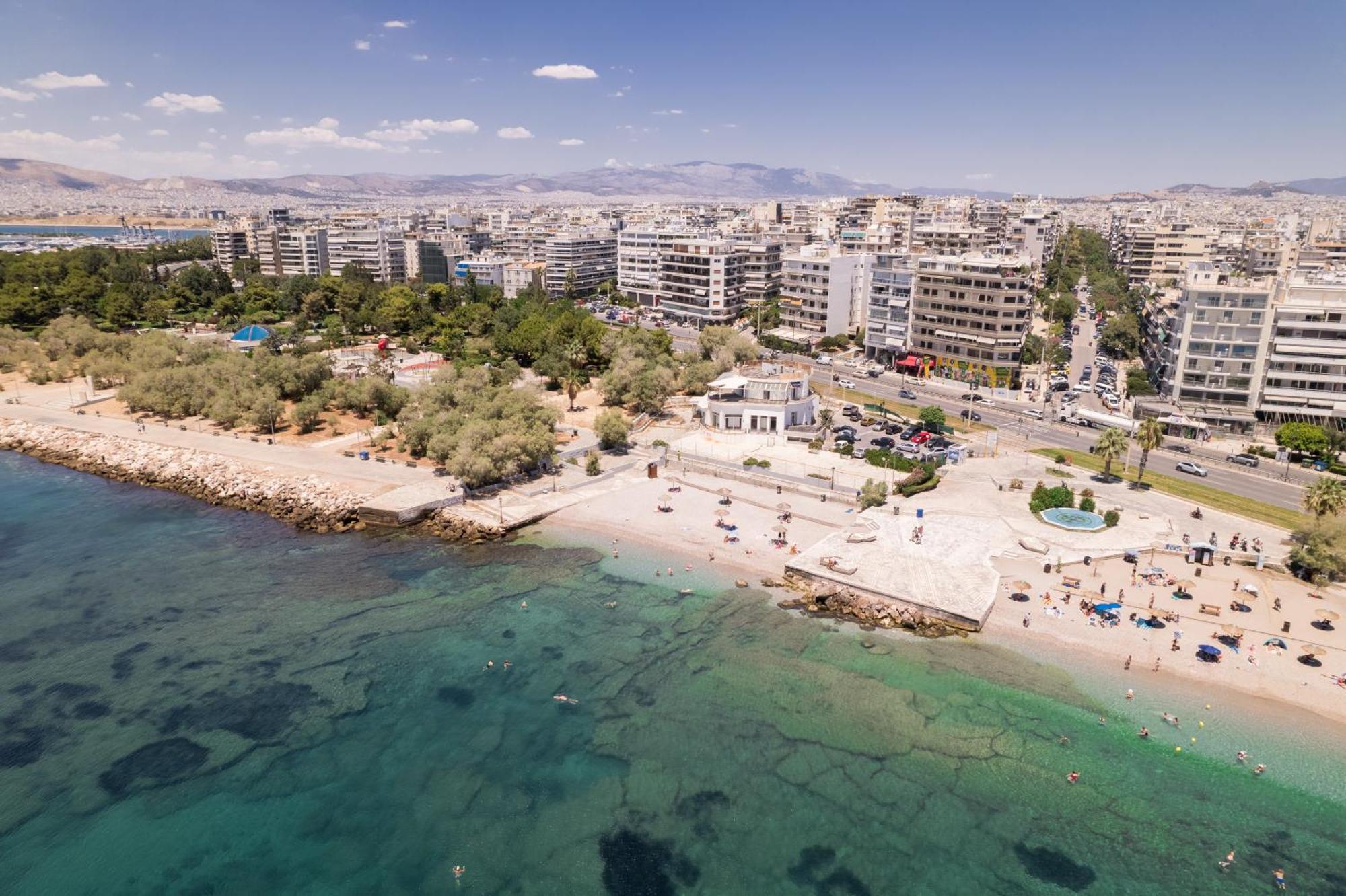 Athens Riviera, Seaview, Beachfront, Lux Apartment On Starbucks Building Exteriör bild